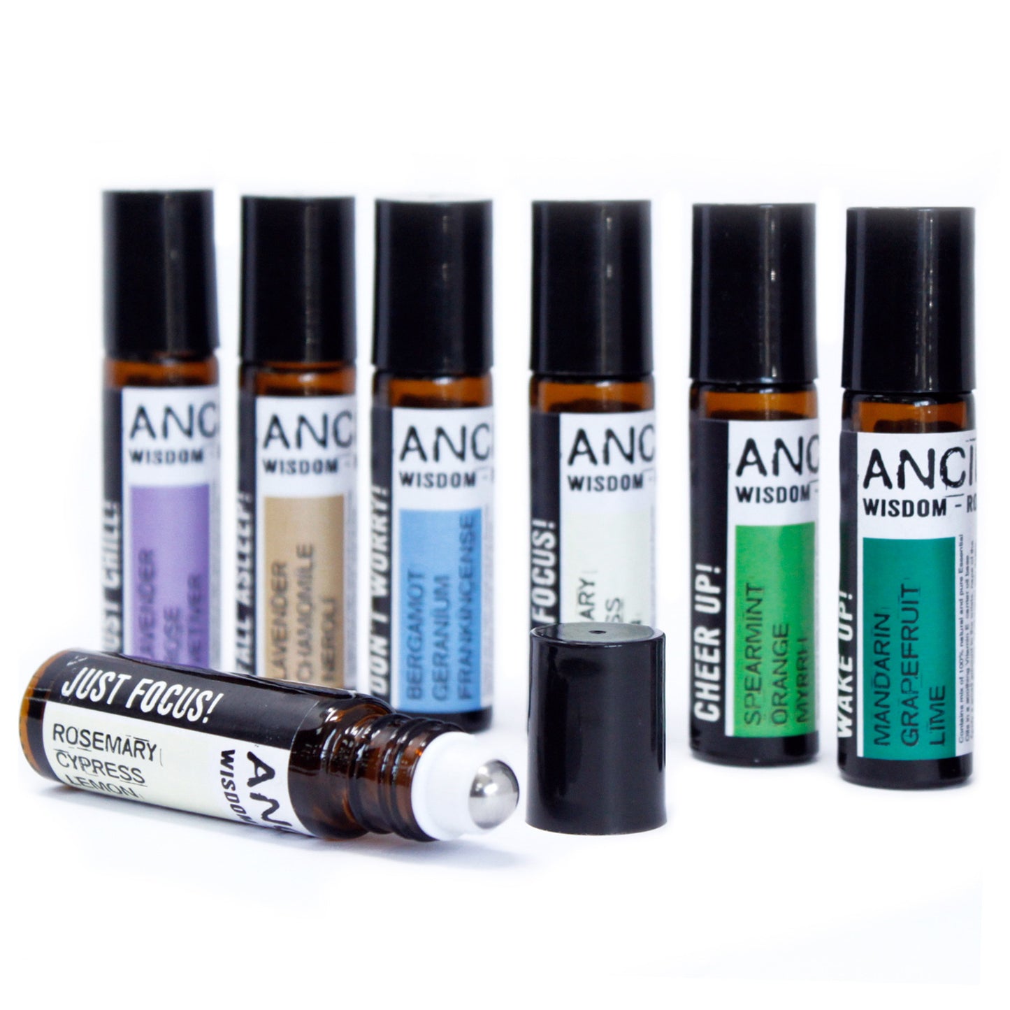 Don't Worry ! - Bergamot , Geranium and Frankincense 10ml Roll On Essential Oil Blend