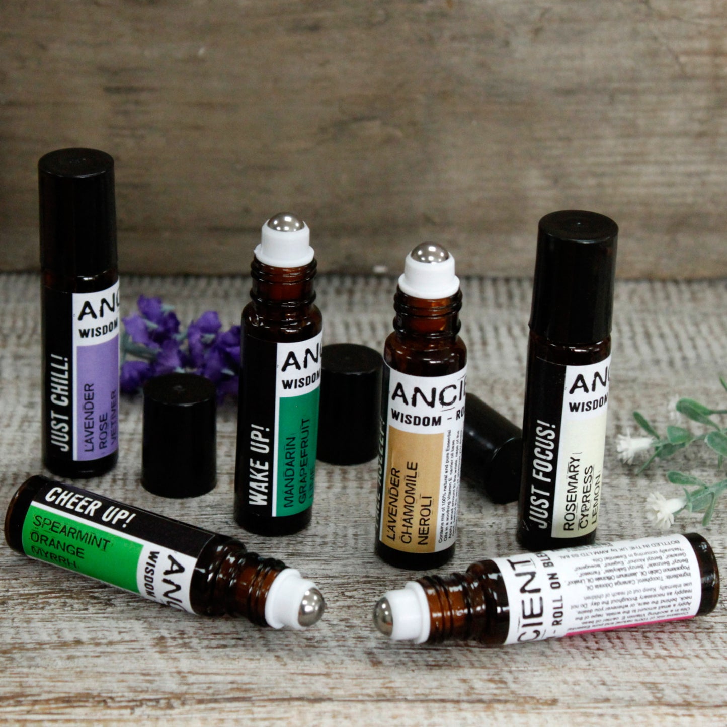 Cheer Up! - Spearmint , Orange and Myrrh 10ml Roll On Essential Oil Blend