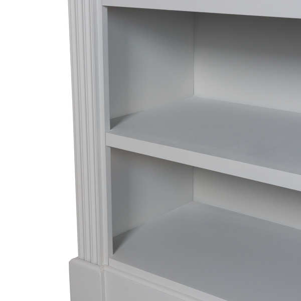 BLANC - Four Drawer Low Bookcase