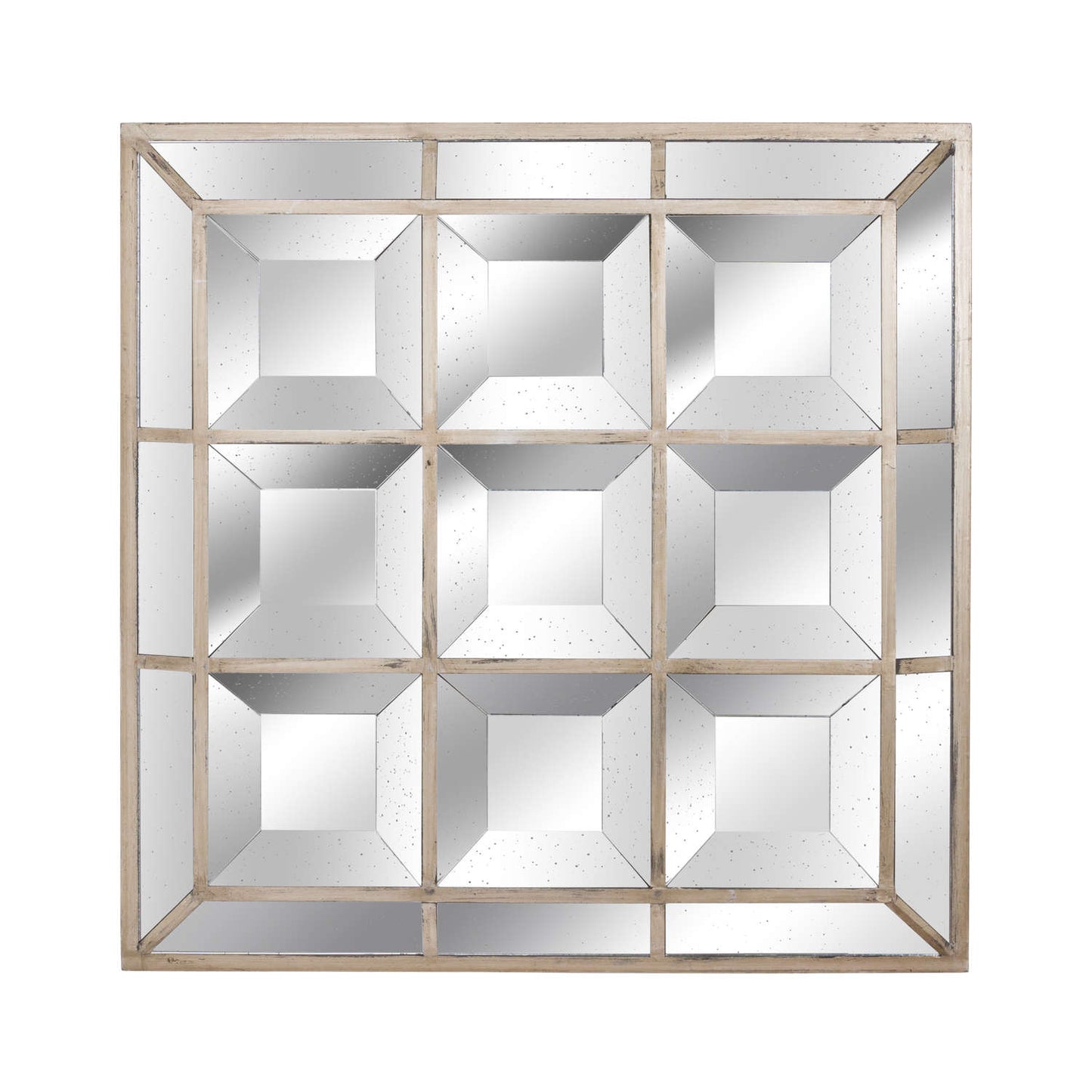 Square Multi Bevelled Mirror