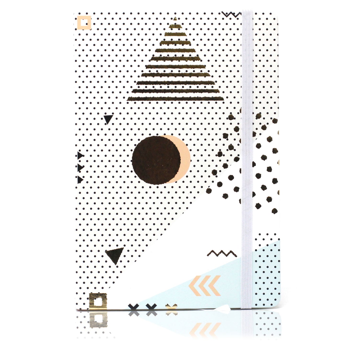 A5 Notebooks - Assorted Designs - Golden Abstract