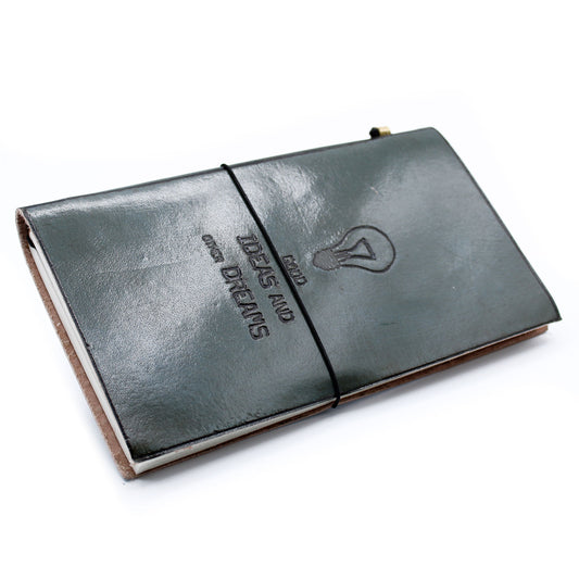Handmade Leather Journal - Good Ideas and Other Dreams