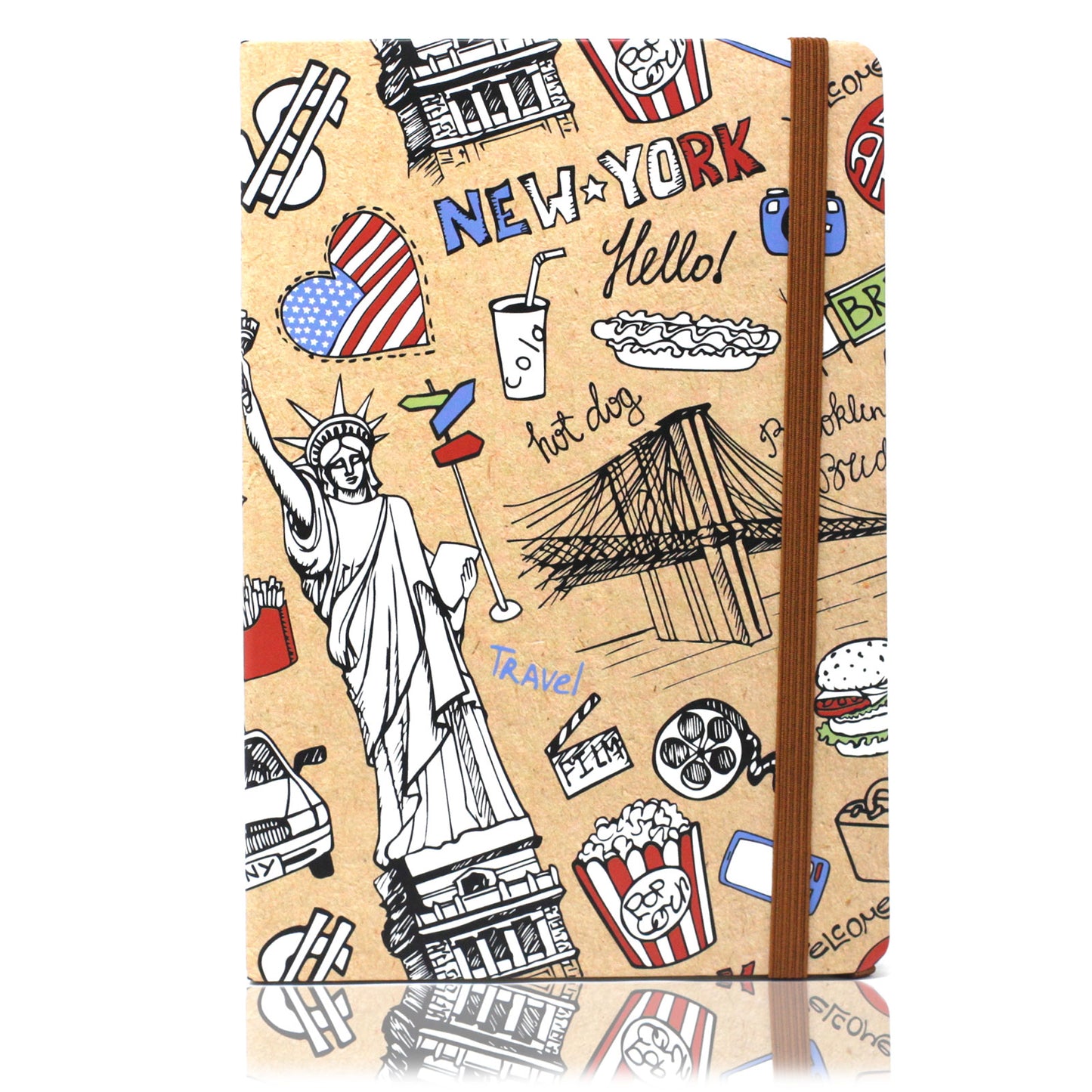 A5 Notebook - Assorted Designs - Travel