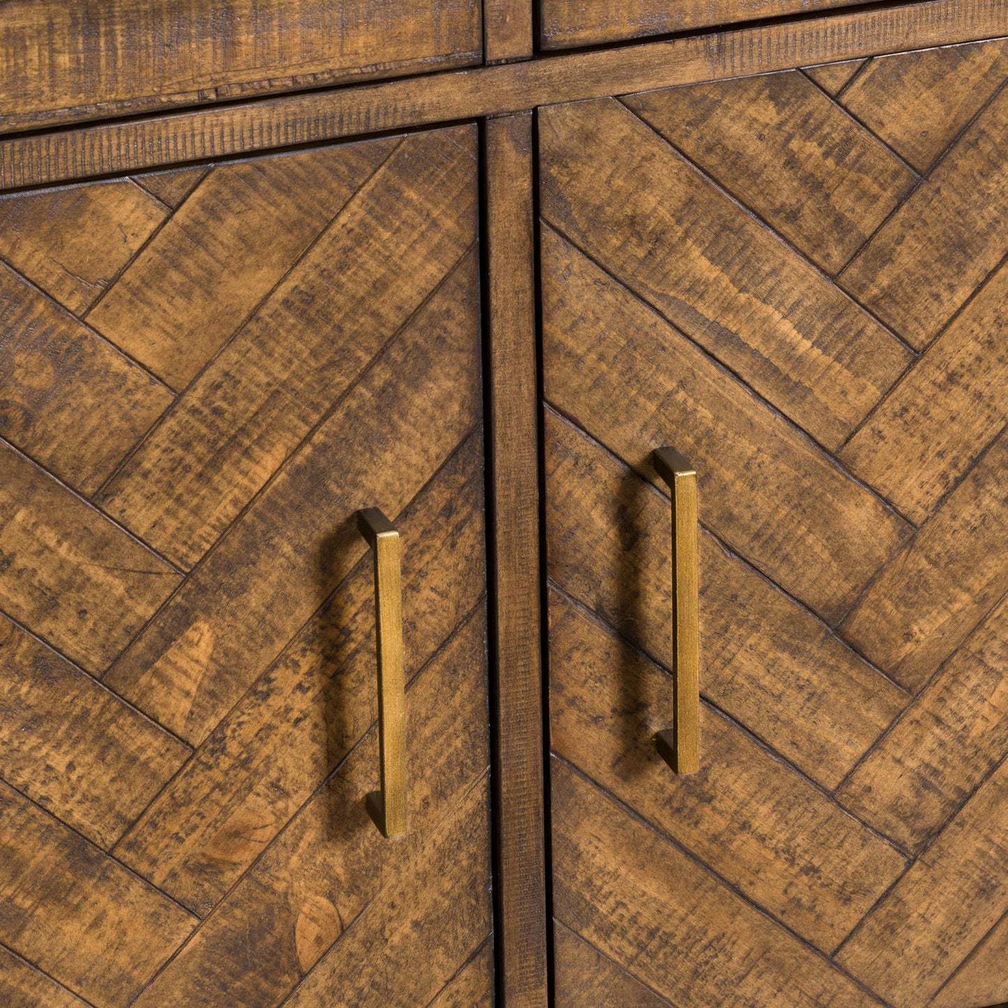 Gold Two Door Two Drawer Sideboard