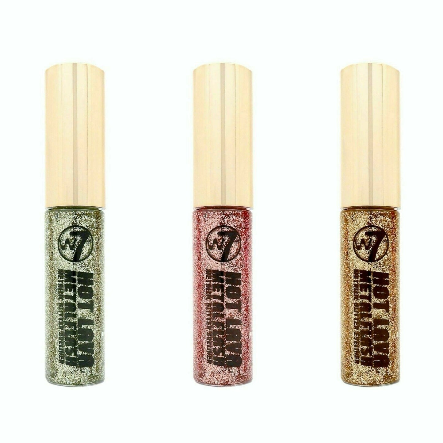W7 Metal Flash Hot Lava Metallic Glitter Eyeliner - CHOICE OF SHADES