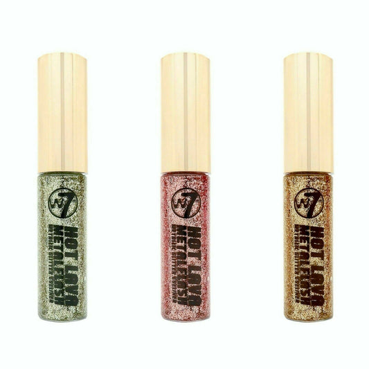 W7 Metal Flash Hot Lava Metallic Glitter Eyeliner - CHOICE OF SHADES