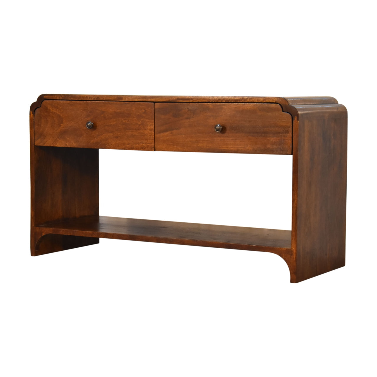 Newton Console Two Drawer Table