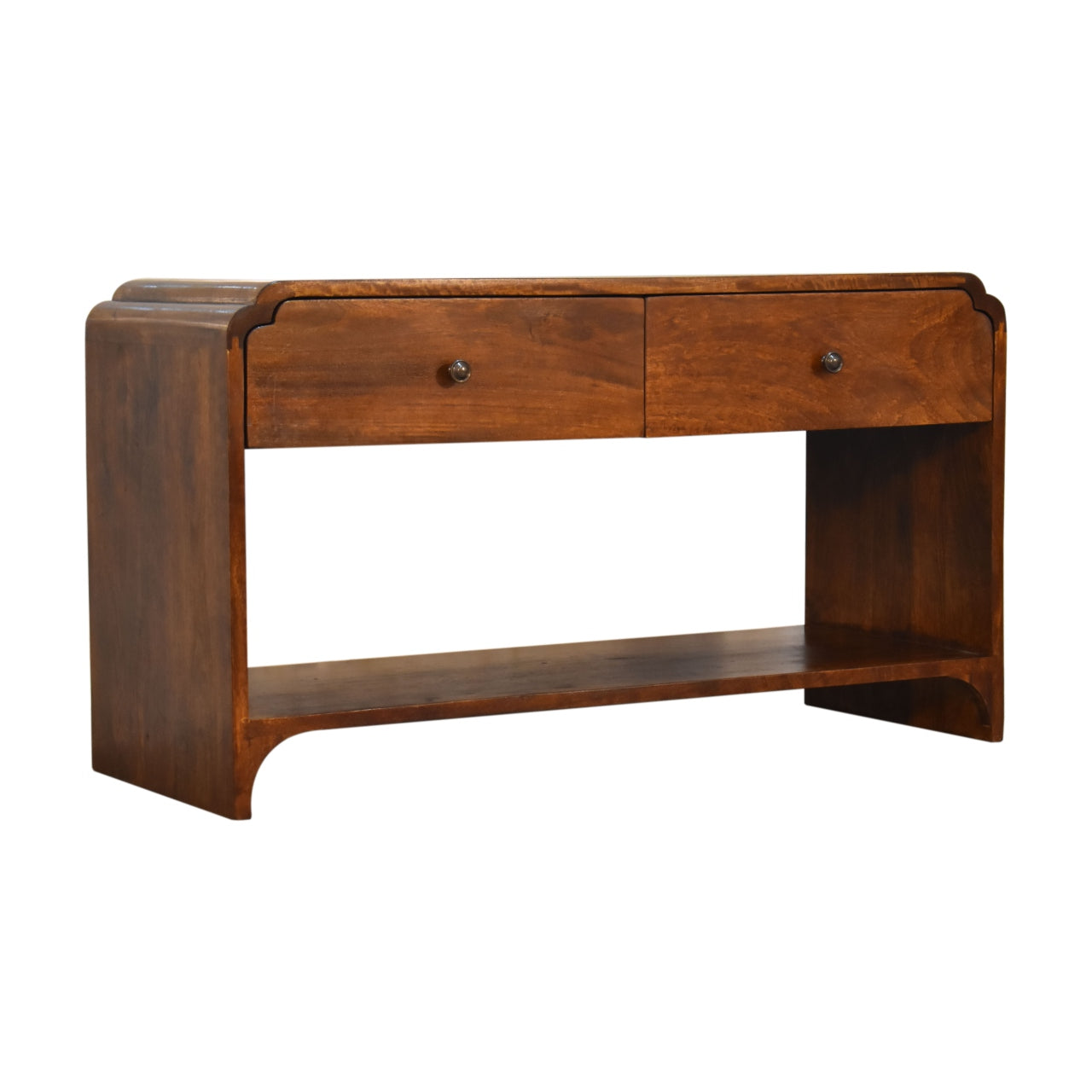 Newton Console Two Drawer Table