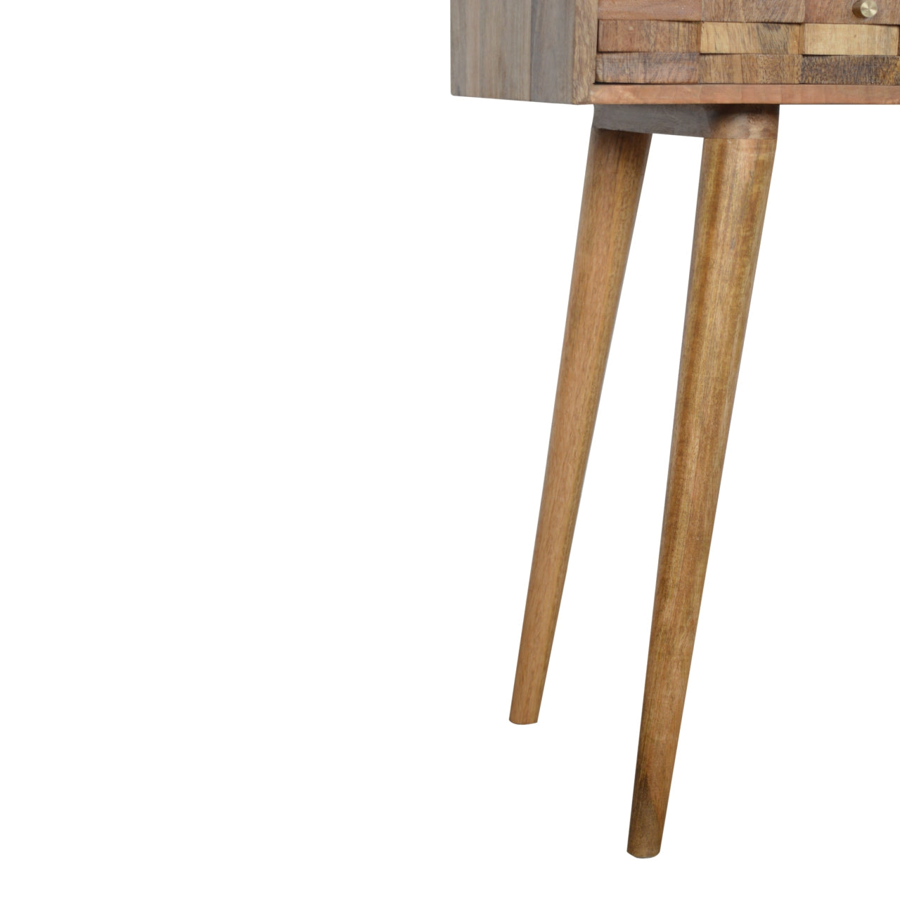 Square Tiles Carved Console Table