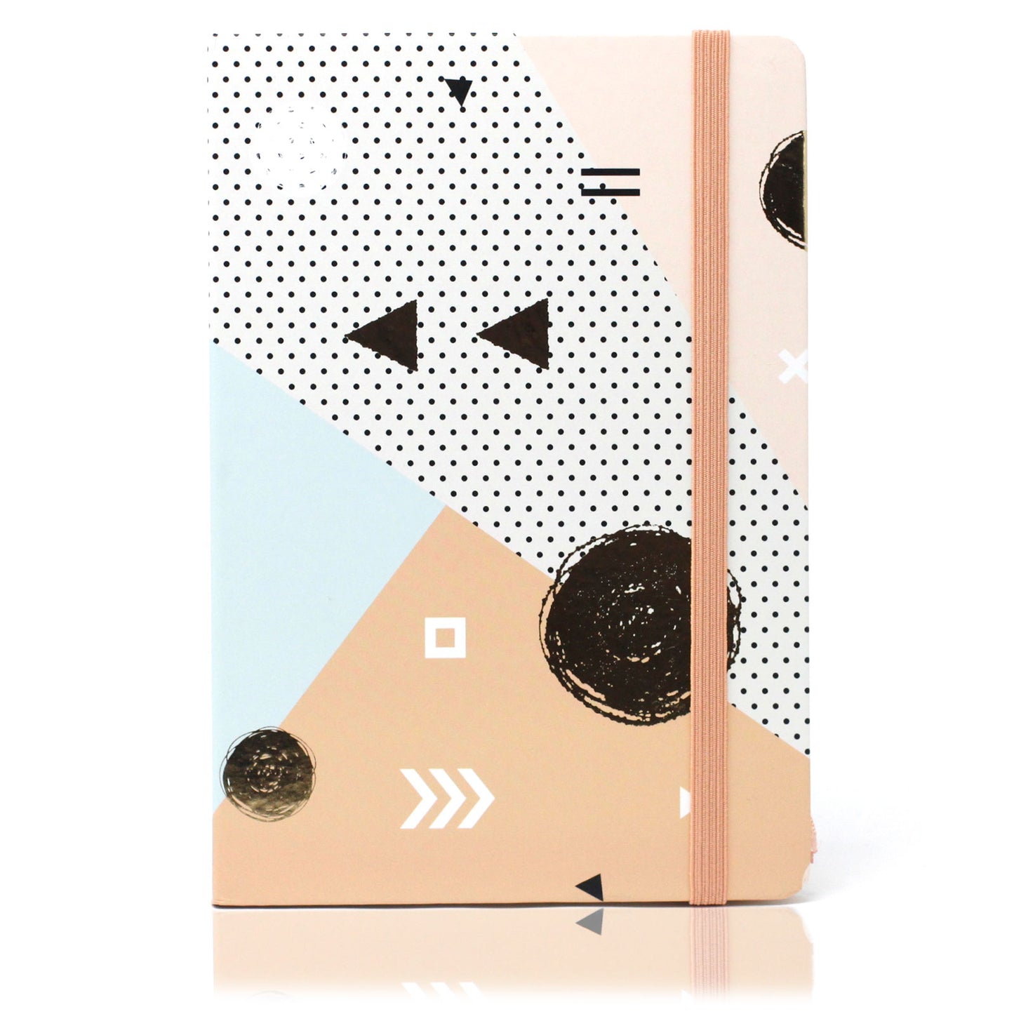 A5 Notebooks - Assorted Designs - Golden Abstract