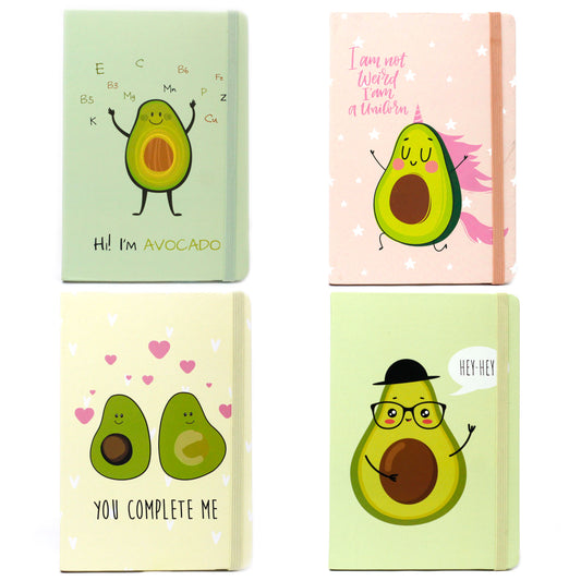 A5 Notebook - Assorted Designs - Crazy Avocado