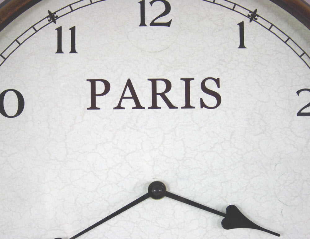 Paris Antiqued Clock