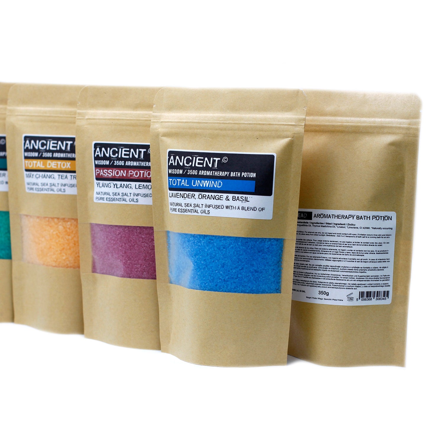 Bath Potion in Kraft Bag 350g - Stress Buster