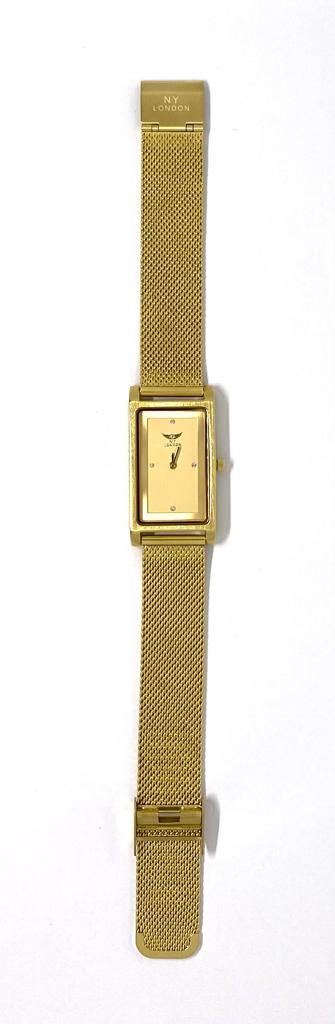 NY London Ladies Rectangular Metal Watch PI-7596