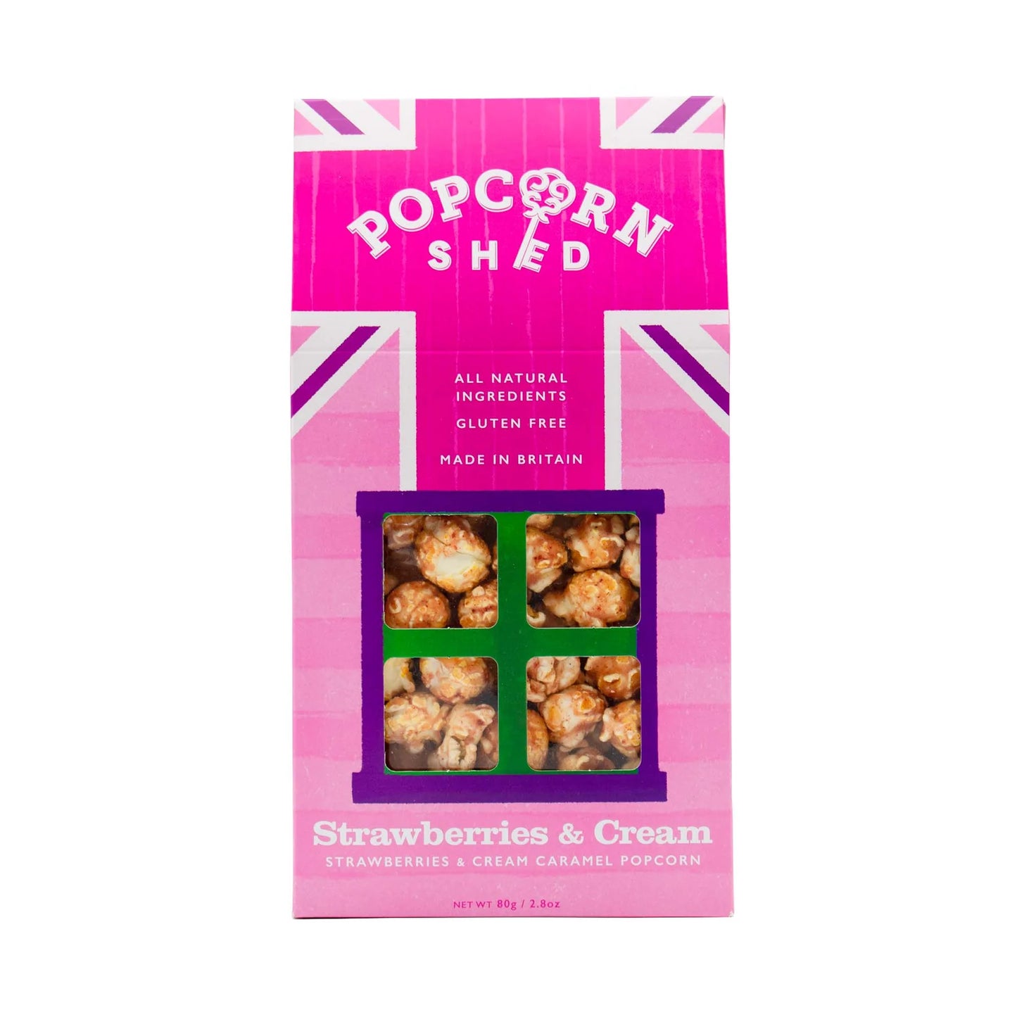 Popcorn Shed Strawberries & Cream Gourmet Popcorn Shed (80g)