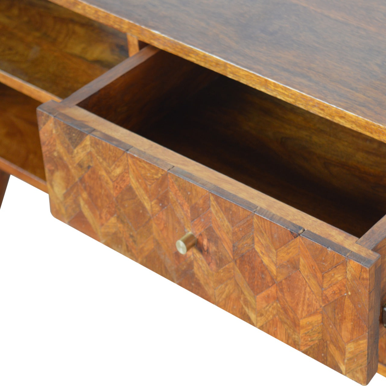Two Drawer Chestnut Media Unit