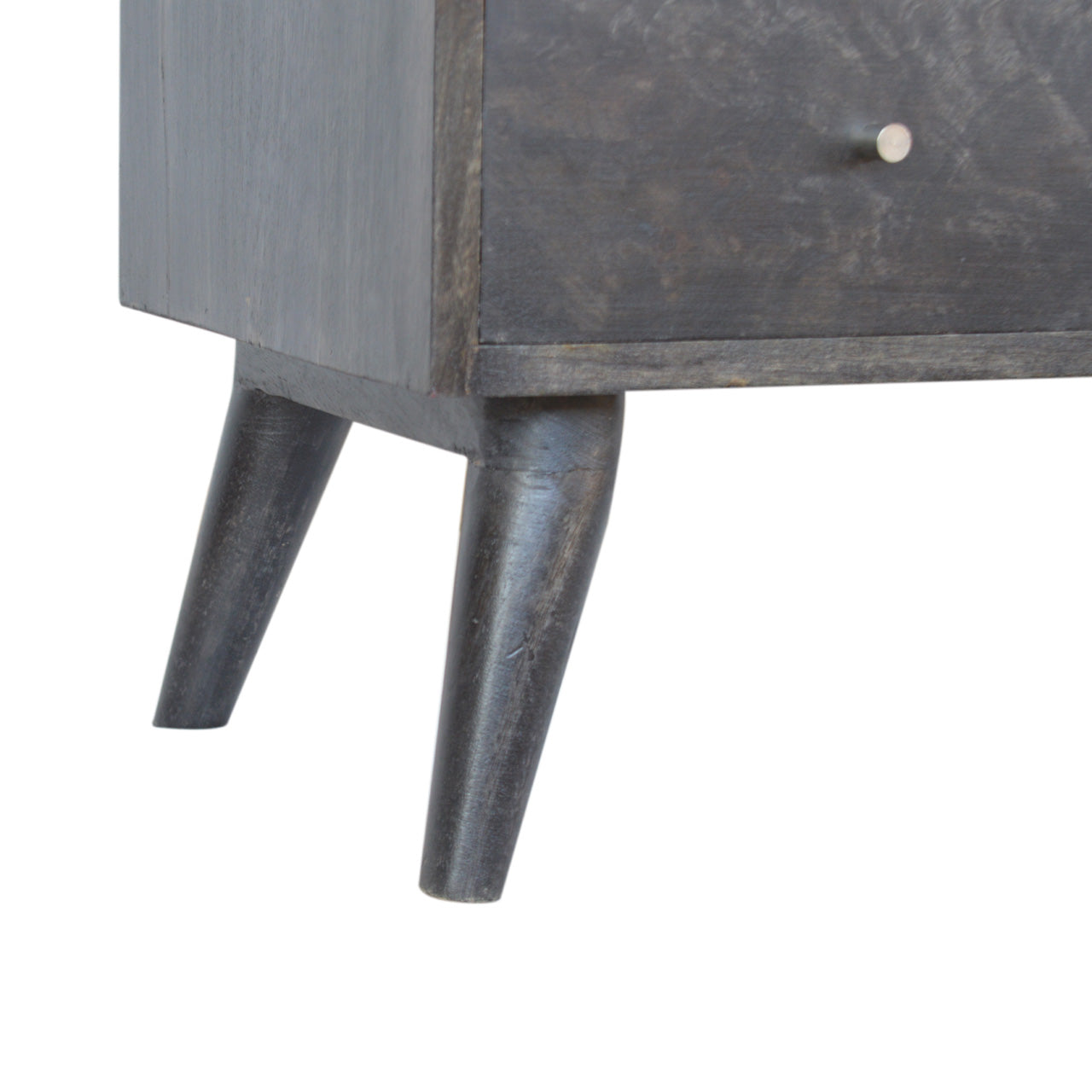 Ash Black Four Drawer Media Unit