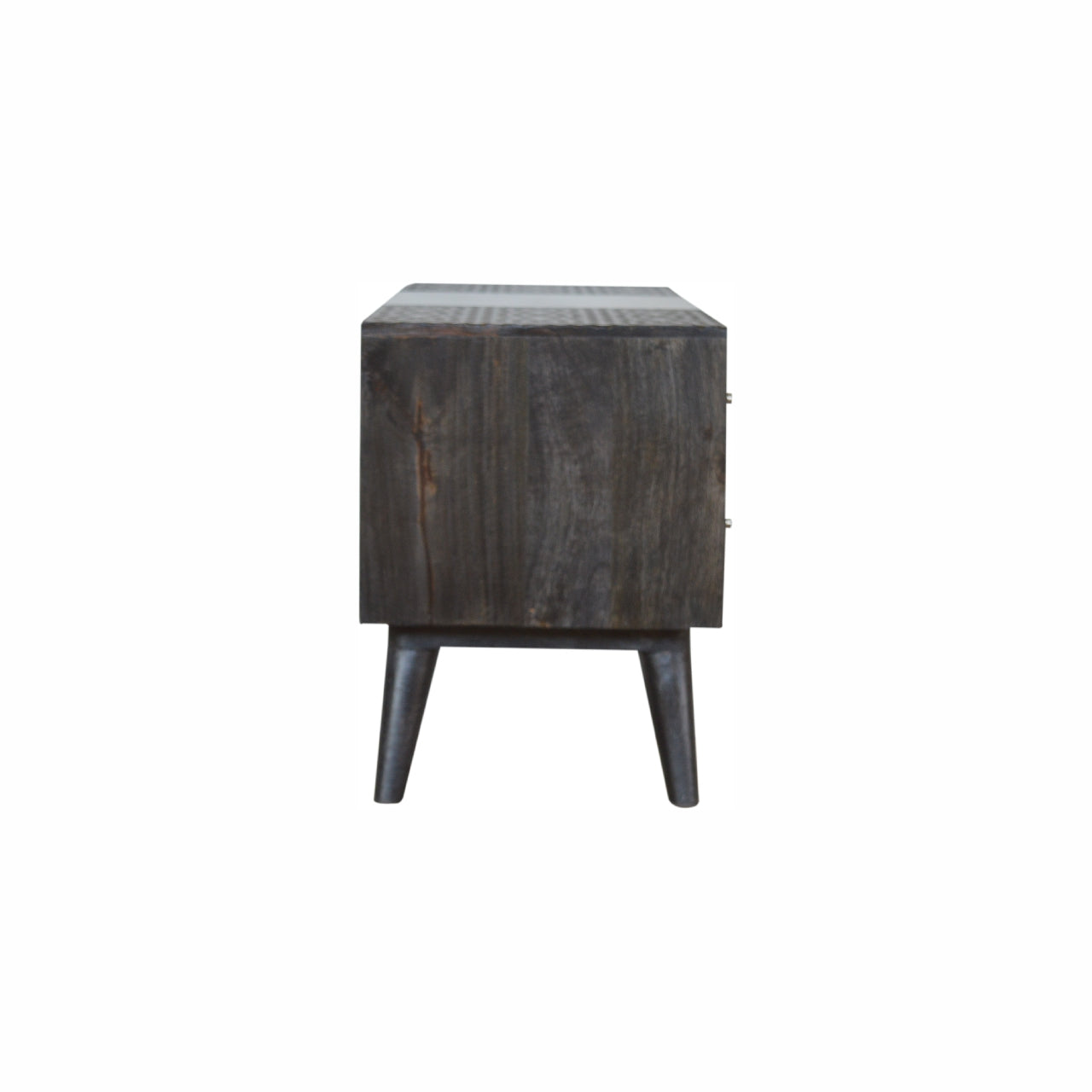 Ash Black Four Drawer Media Unit