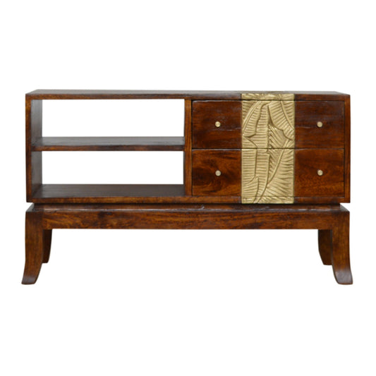 AZTEC - Mango Wood Chestnut Media Unit