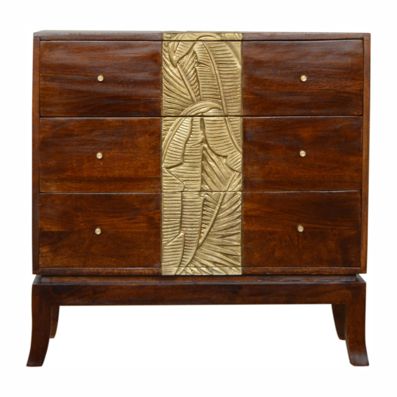 AZTEC - Mango Wood Chestnut Chest