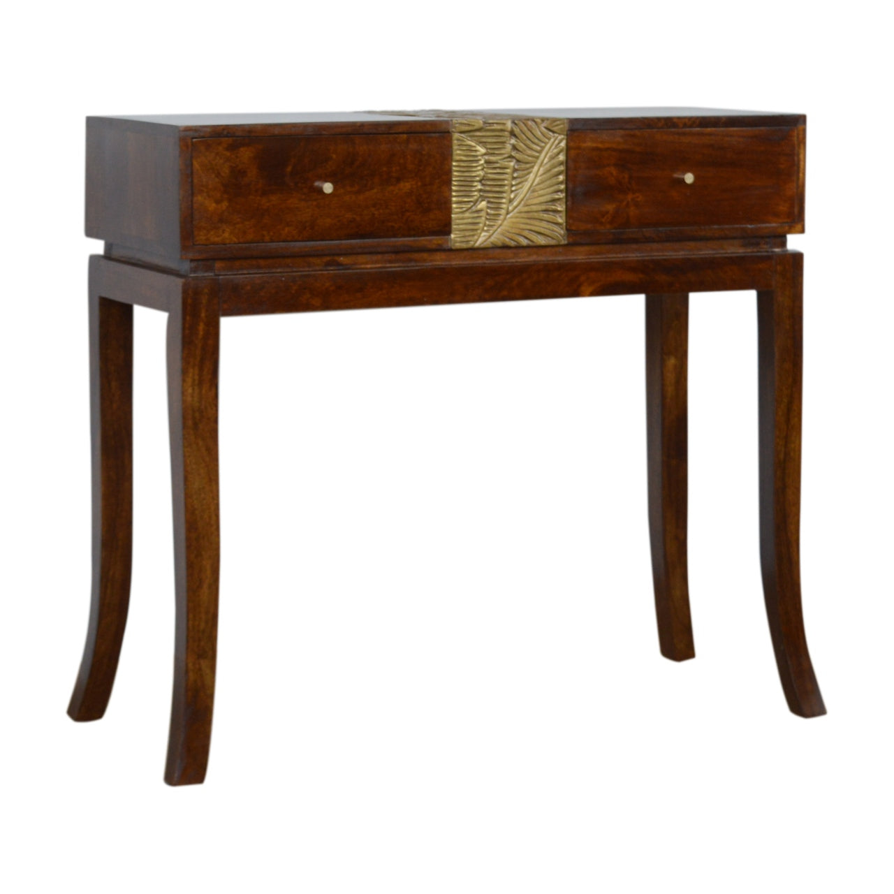 AZTEC - Mango Wood Chestnut Console Table