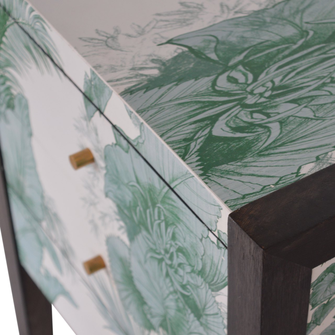 JUNGLE - Three Drawer Mango Wood Tropical Bedside