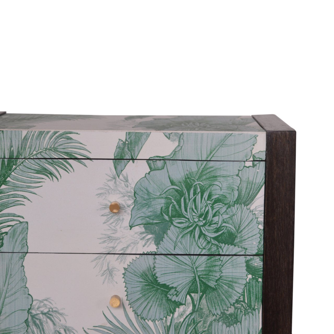 JUNGLE - Three Drawer Mango Wood Tropical Bedside