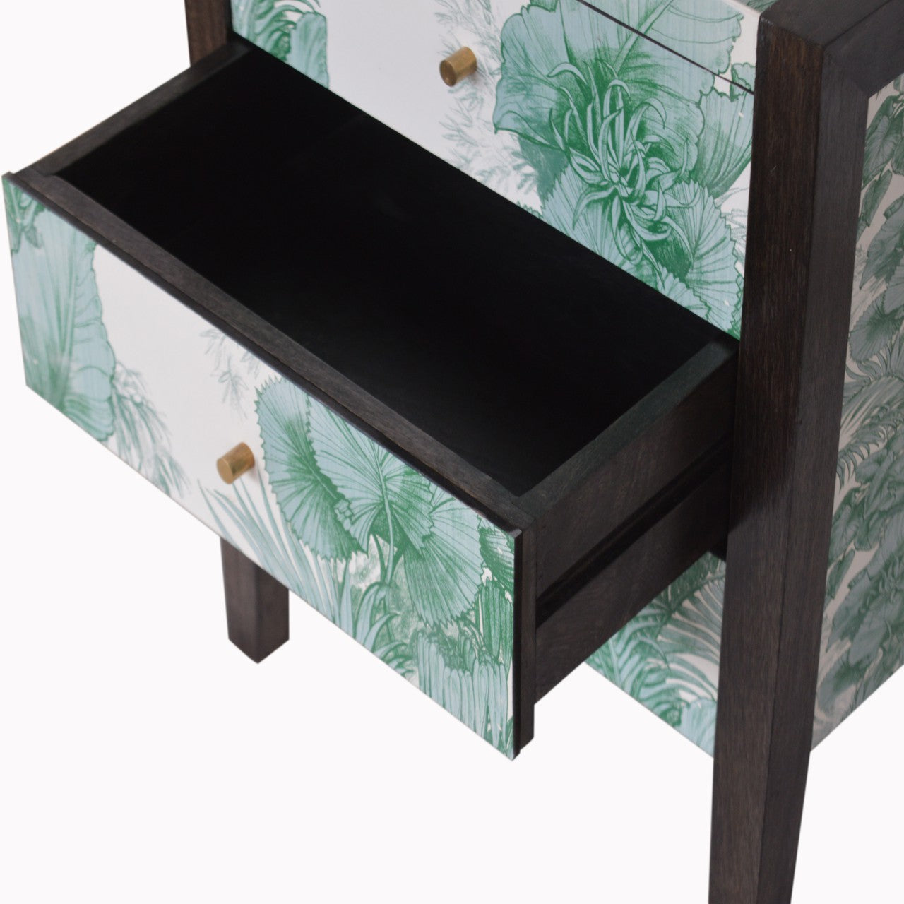 JUNGLE - Three Drawer Mango Wood Tropical Bedside