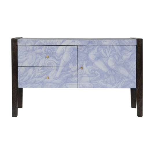 APOLLO - Mango Wood Ancient Greek Style Media Unit