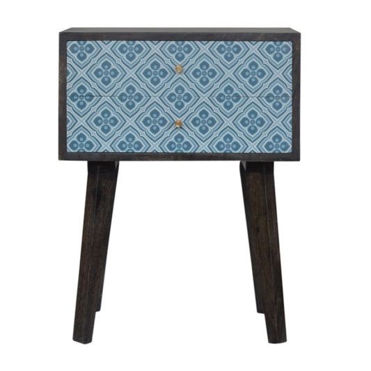 LOCKET - Three Drawer Mango Wood Bedside