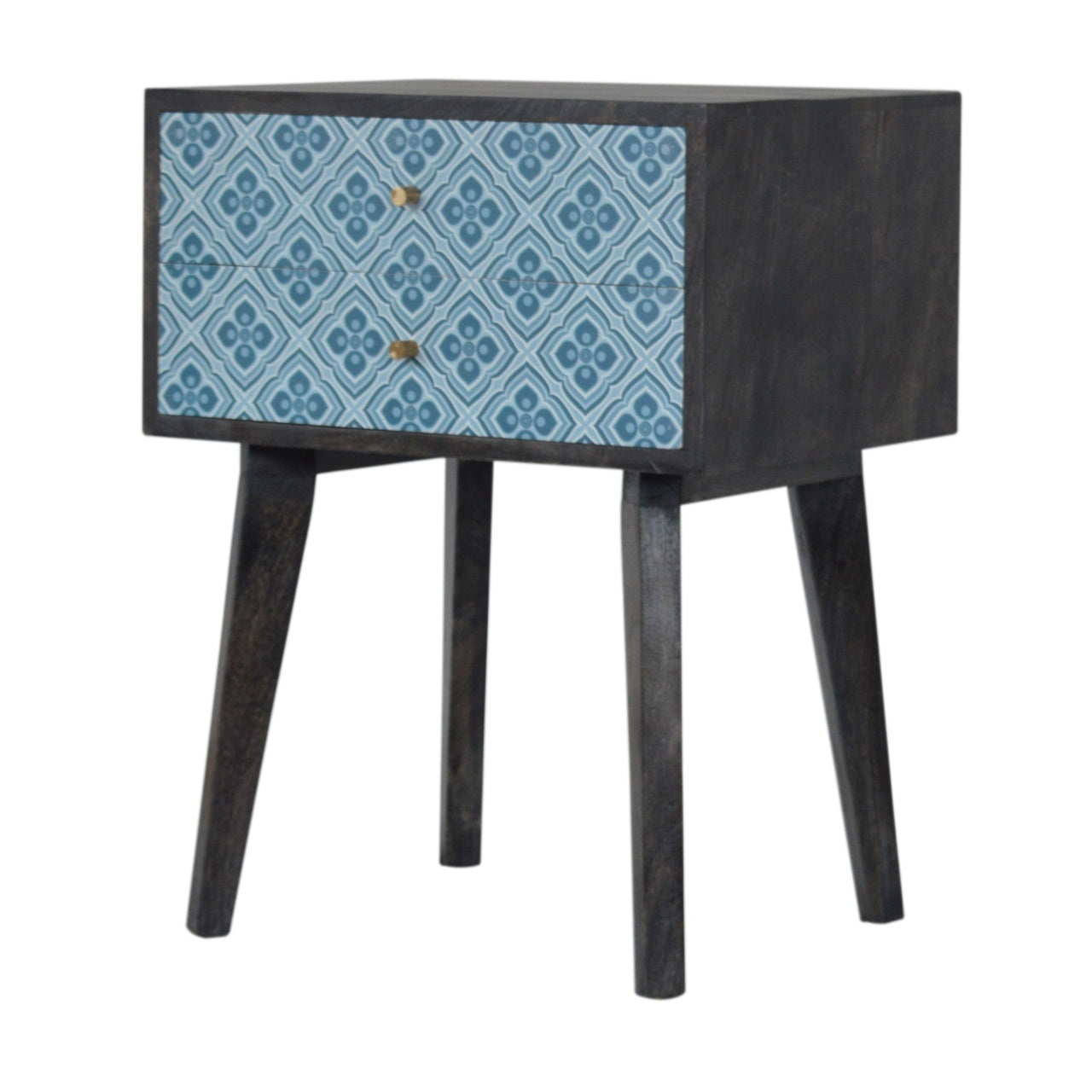 LOCKET - Three Drawer Mango Wood Bedside