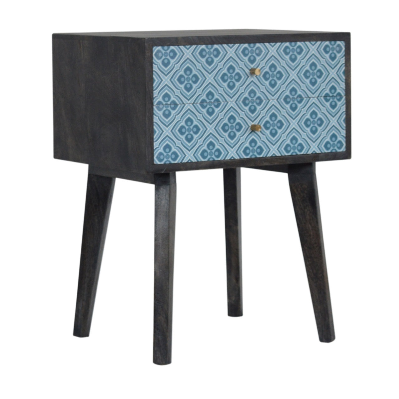 LOCKET - Three Drawer Mango Wood Bedside