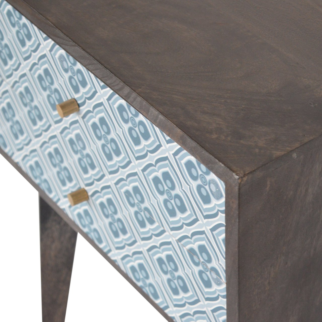 LOCKET - Three Drawer Mango Wood Bedside