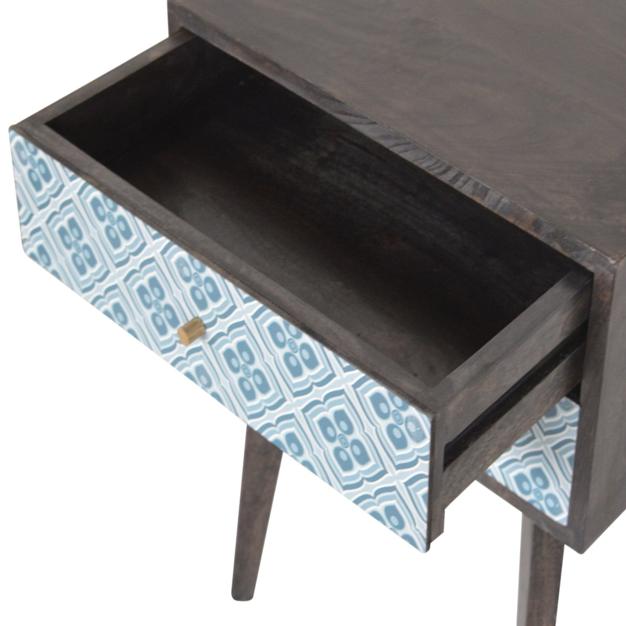 LOCKET - Three Drawer Mango Wood Bedside