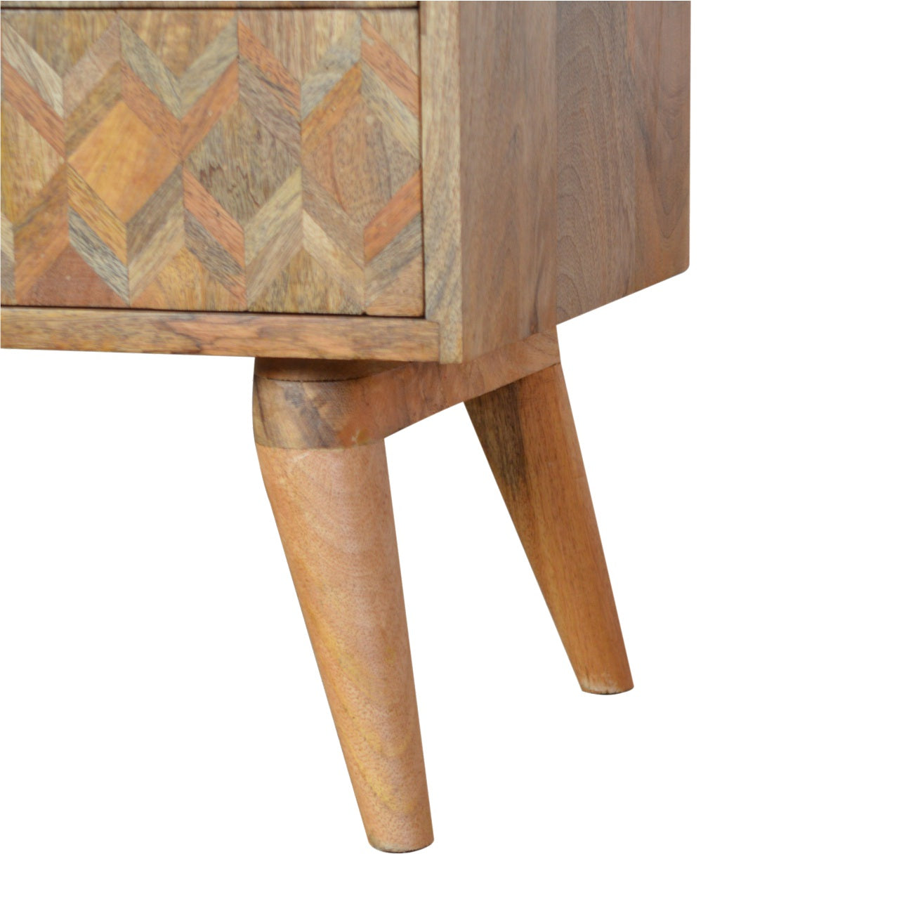 Two Drawer Oak-ish Media Unit