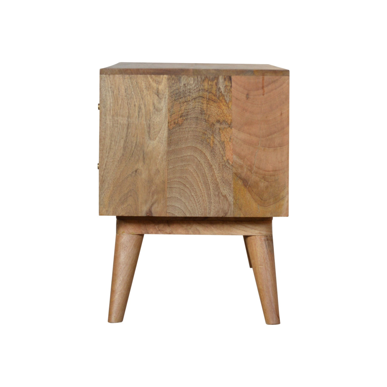 Two Drawer Oak-ish Media Unit