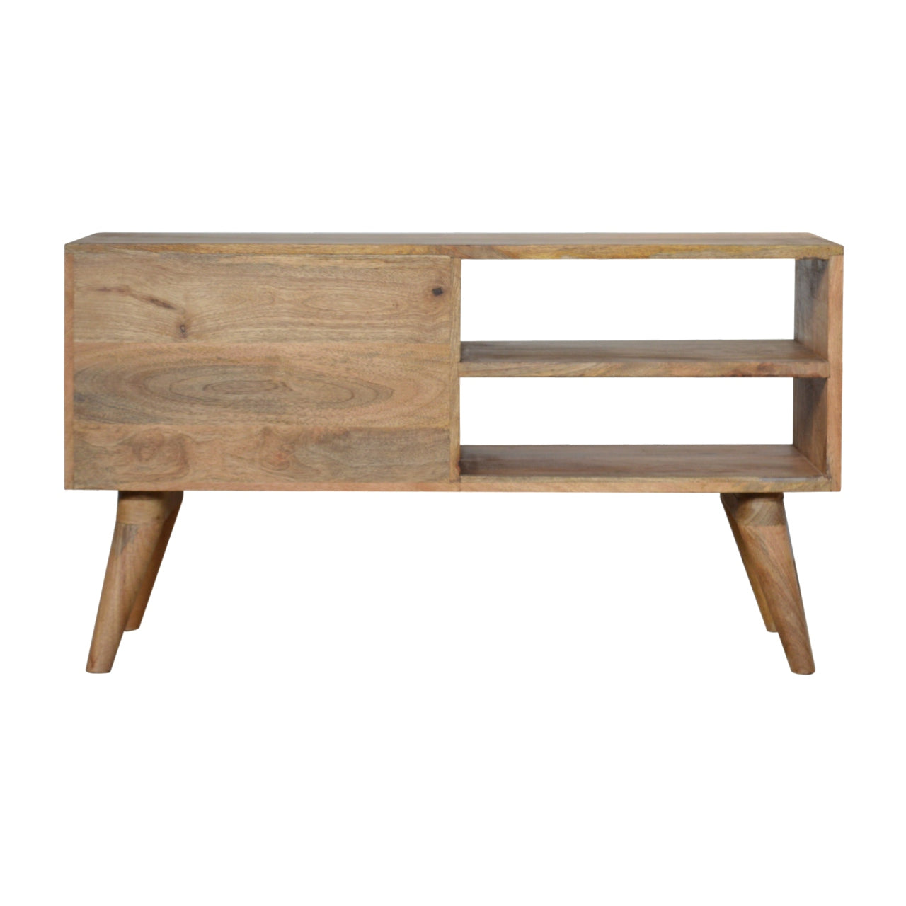 Two Drawer Oak-ish Media Unit