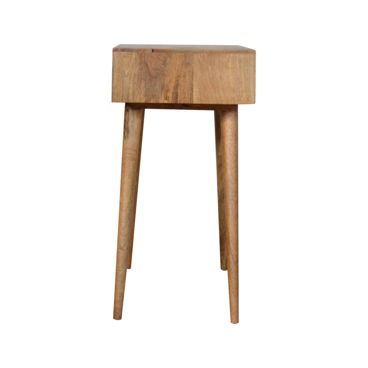 Two Drawer Assorted Oak-ish Console Table