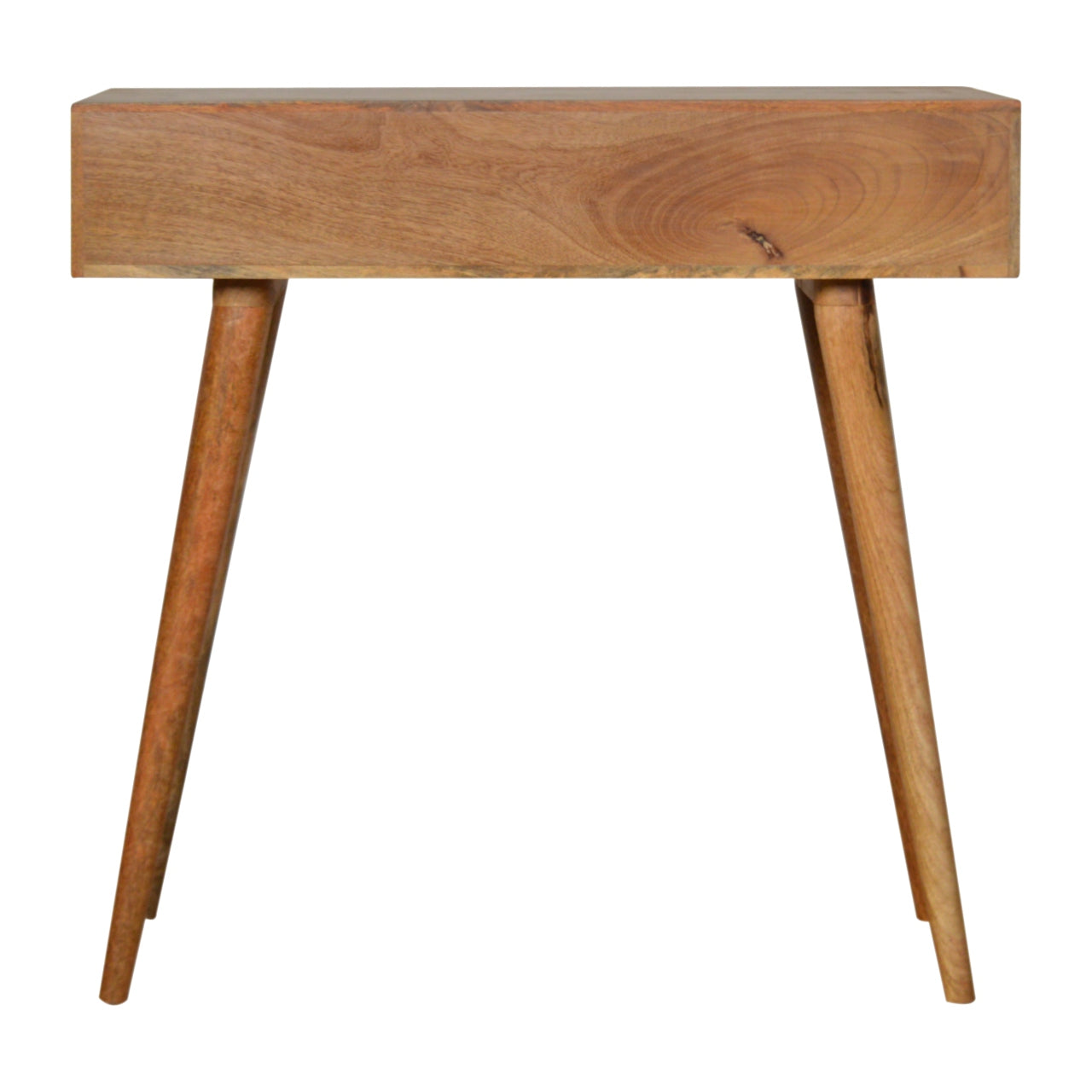 Two Drawer Assorted Oak-ish Console Table