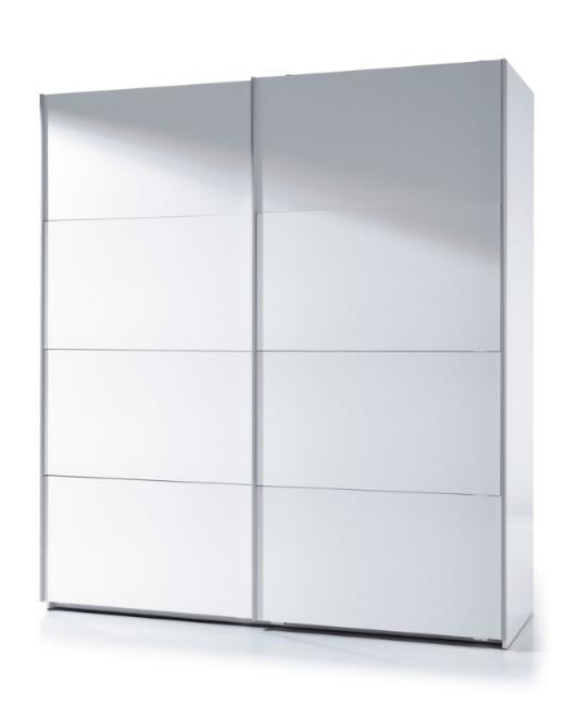 Sliding Door Wardrobe 180cm Gloss White