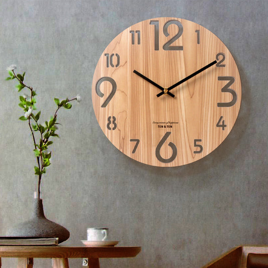 Wooden 3D Wall Clock Modern Design Wall clock