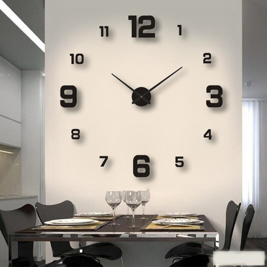 Mini Home Self Adhesive Hanging Wall Clock