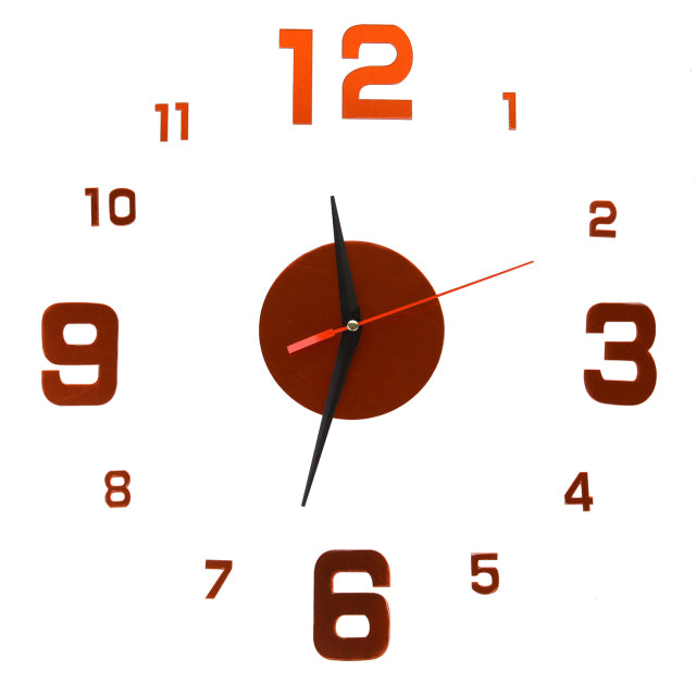 Mini Home Self Adhesive Hanging Wall Clock