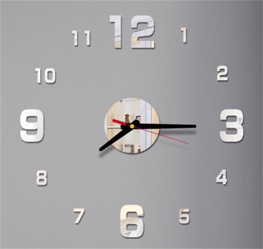 Mini Home Self Adhesive Hanging Wall Clock