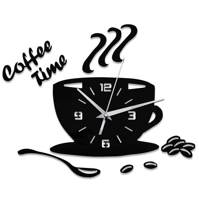 Mini Home Self Adhesive Hanging Wall Clock