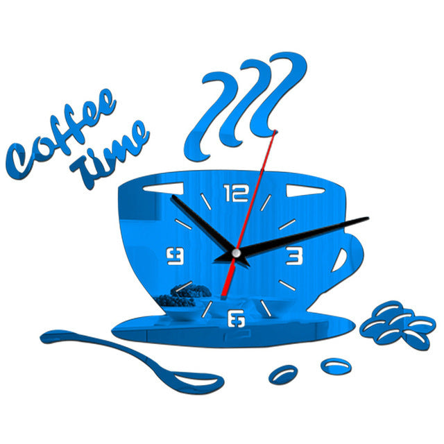 Mini Home Self Adhesive Hanging Wall Clock