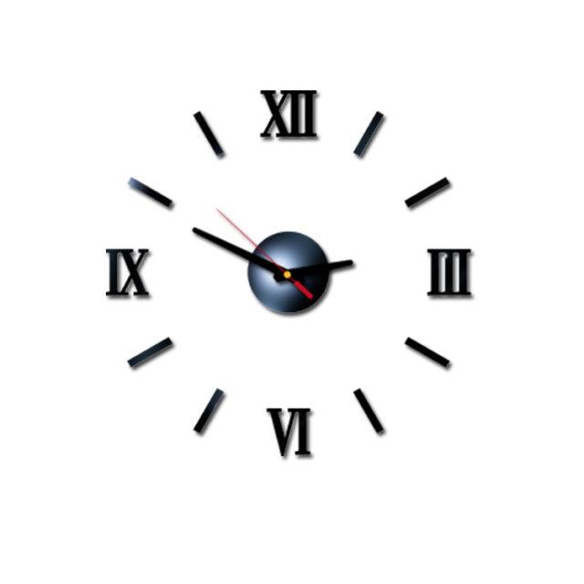 Mini Home Self Adhesive Hanging Wall Clock