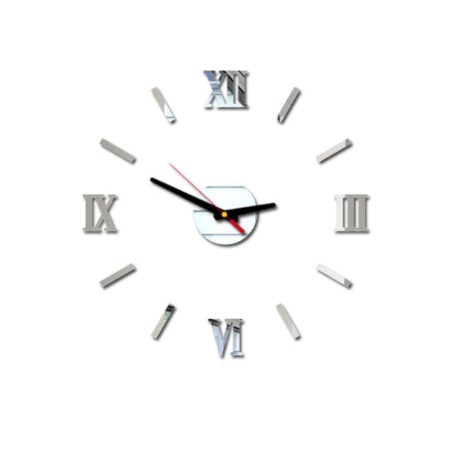 Mini Home Self Adhesive Hanging Wall Clock