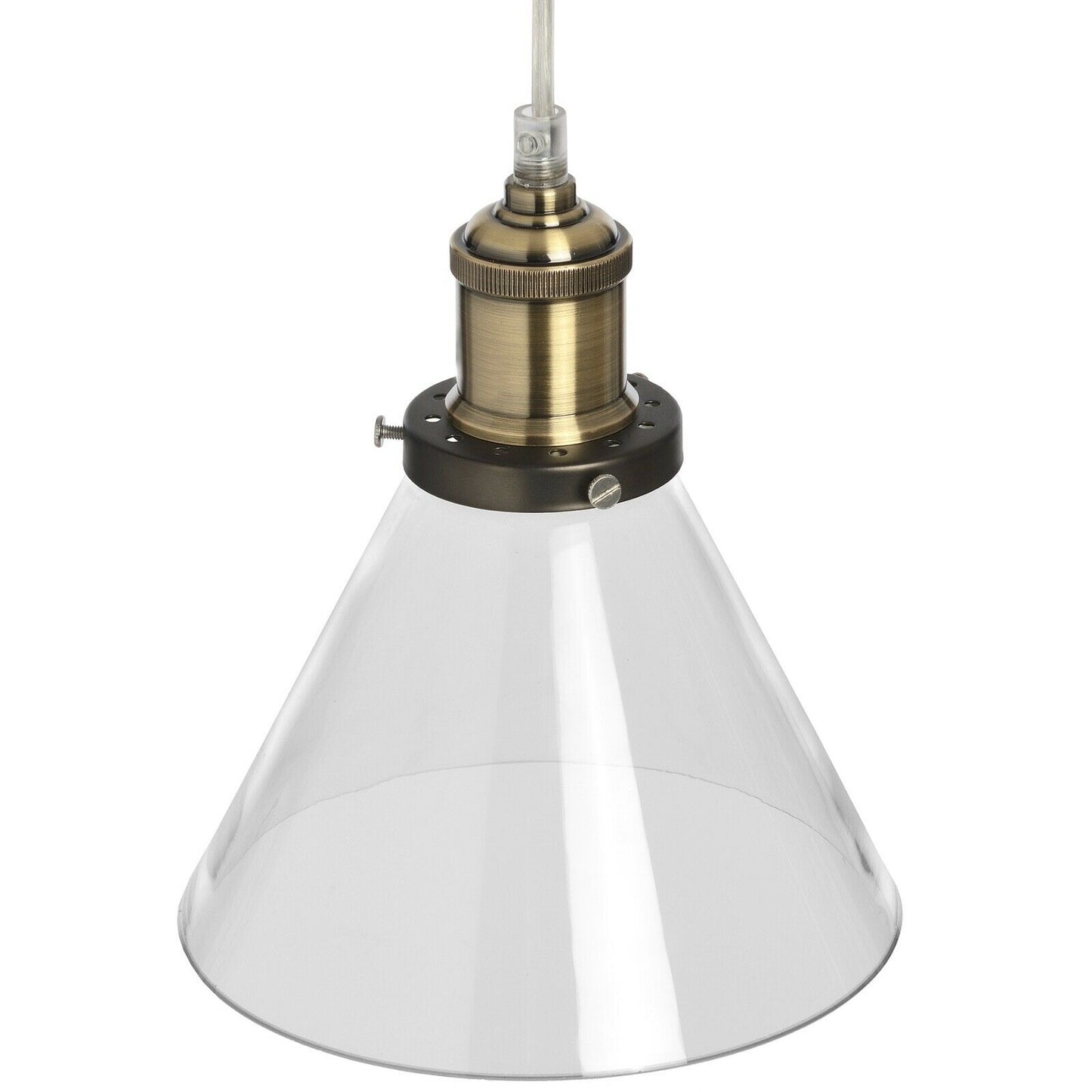 Glass Cone Pendant Lamp Ceiling lighting Home Decoration
