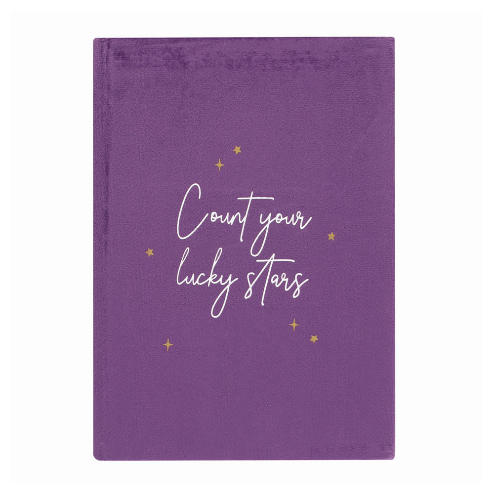 Star Sign Constellation Velvet Notebook
